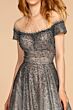 GLS by Gloria GL2558 Illusion Neckline Beaded Lace Dress