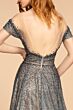 GLS by Gloria GL2558 Illusion Neckline Beaded Lace Dress