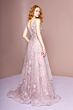 GLS by Gloria GL2564 Floral Embroidery V-Neck Dress