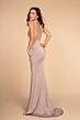 Elizabeth K GL2573 Sheer Back Geometric Top Dress