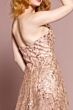 Elizabeth K GL2587 Long Overskirt Strapless Sweetheart Neckline Dress