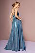 Elizabeth K GL2672 Strappy Neckline Exposed Back Dress