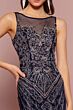 GLS by Gloria GL2685 Bateau Neckline Embellished Lace Dress