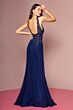 Elizabeth K GL2690 Two-Way Back Embroidered Top Dress