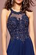Elizabeth K GL2690 Two-Way Back Embroidered Top Dress