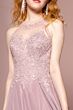 Elizabeth K GL2690 Two-Way Back Embroidered Top Dress