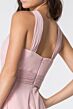 Elizabeth K GL2816 Ruched Top Halter Neck Bridesmaid Dress