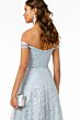 GLS by Gloria GL2887 Off The Shoulder Glitter Dress
