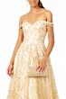 GLS by Gloria GL2887 Off The Shoulder Glitter Dress