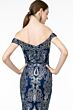 Elizabeth K GL2922 Off The Shoulder Embellished Dress