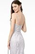 GLS by Gloria GL2936 Sweetheart Neckline Low Back Glitter Dress