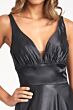 Elizabeth K GL2963 Strappy Back High Slit Bridesmaid Dress