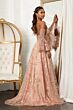GLS by Gloria GL3002 Detached Sleeves Floral Glitter Dress