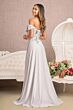 Elizabeth K GL3018 Off-The-Shoulder Floral Applique A-Line Bridal Gown