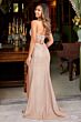GLS by Gloria GL3030 Glitter Skirt Embroidered Top Dress