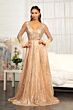 GLS by Gloria GL3041 Cold Shoulder A-Line Feather Cuff Dress