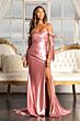 Elizabeth K GL3059 Tie Straps Off The Shoulder Bridesmaid Dress