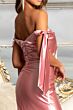 Elizabeth K GL3059 Tie Straps Off The Shoulder Bridesmaid Dress