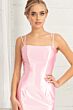Elizabeth K GL3061 Lace-Up Back Cutaway Slit Bridesmaid Dress