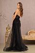 GLS by Gloria GL3119 Strappy Back Side Skirt Glitter Dress