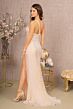 Elizabeth K GL3133 Side Tail High Slit One Shoulder Dress