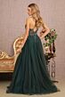 GLS by Gloria GL3137 Plunging Neckline Spaghetti Straps Dress