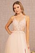 Elizabeth K GL3152 Strappy Back Embroidered Top Dress