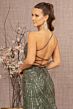 GLS by Gloria GL3161 Godet Skirt One Shoulder Lace-Up Dress