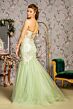 GLS by Gloria GL3211 Strapless Corset Embroidered Dress