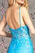 GLS by Gloria GL3220 Illusion Corset Floral Glitter Dress