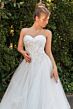 GLS by Gloria GL3244 Layered Skirt Strapless Sweetheart Neck Dress