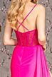 GLS by Gloria GL3260 Side Tail Cutaway Slit Corset Dress