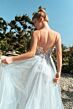 GLS by Gloria GL3265 Floral Corset Lace-Up Back Dress