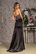 GLS by Gloria GL3280 Slit Skirt Embellished Corset Dress