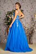 GLS by Gloria GL3309 Embroidered Corset Lace-Up Back Dress