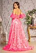 GLS by Gloria GL3311 Detached Sleeves Floral Sequin Dress