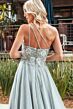 GLS by Gloria GL3384 Strappy Back A-Line One-Shoulder Dress