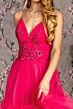 GLS by Gloria GL3452 Ruffle Skirt Embellished Top Dress