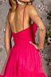 GLS by Gloria GL3452 Ruffle Skirt Embellished Top Dress