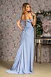 GLS by Gloria GL3456 Draped Skirt Off The Shoulder Corset Dress