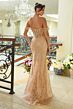 Elizabeth K GL3563 Detachable Train Off The Shoulder Corset Dress