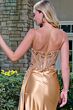 Elizabeth K GL3619 Spaghetti Strap Beaded Bodice Sweetheart Neck Dress