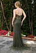 Elizabeth K GL3851 Sweetheart Neckline Embellished Strapless Dress