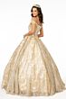 Elizabeth K GL1820 Beaded Bodice Sweetheart Neck Sweet 16 Dress
