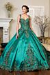 Elizabeth K GL1930 Pleated Satin Skirt Sweetheart Neck Sweet 16 Dress