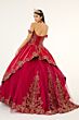 Elizabeth K GL1930 Pleated Satin Skirt Sweetheart Neck Sweet 16 Dress