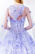 Elizabeth K GL1939 Sheer Cape Floral Strapless Neck Quinceanera Gown