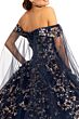 Elizabeth K GL1970 Detachable Sleeve Sweetheart Neck Quinceanera Gown