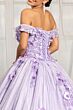 Elizabeth K GL1971 Applique Bodice Off-The-Shoulder Sweet 16 Dress