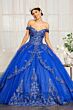 Elizabeth K GL1972 Pannier Skirt Off The Shoulder Sweet 16 Dress